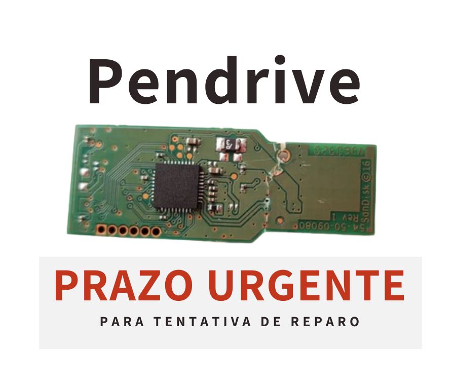 Taxa de Tentativa de Recuperação de Dados em Pendrive