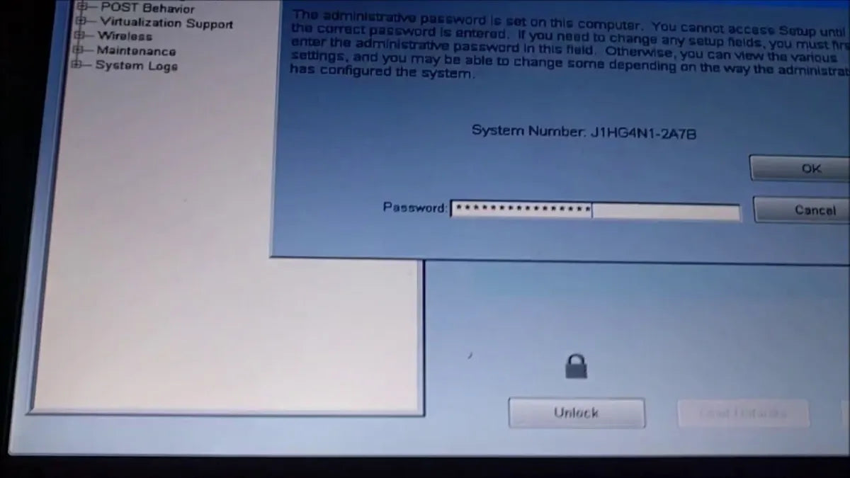 Desbloqueio de BIOS Dell Sufixos 8FC8, 595B, D35B, 2A7B, 1D3B, 1F66, 6FF1, 1F5A, BF97, E7A8
