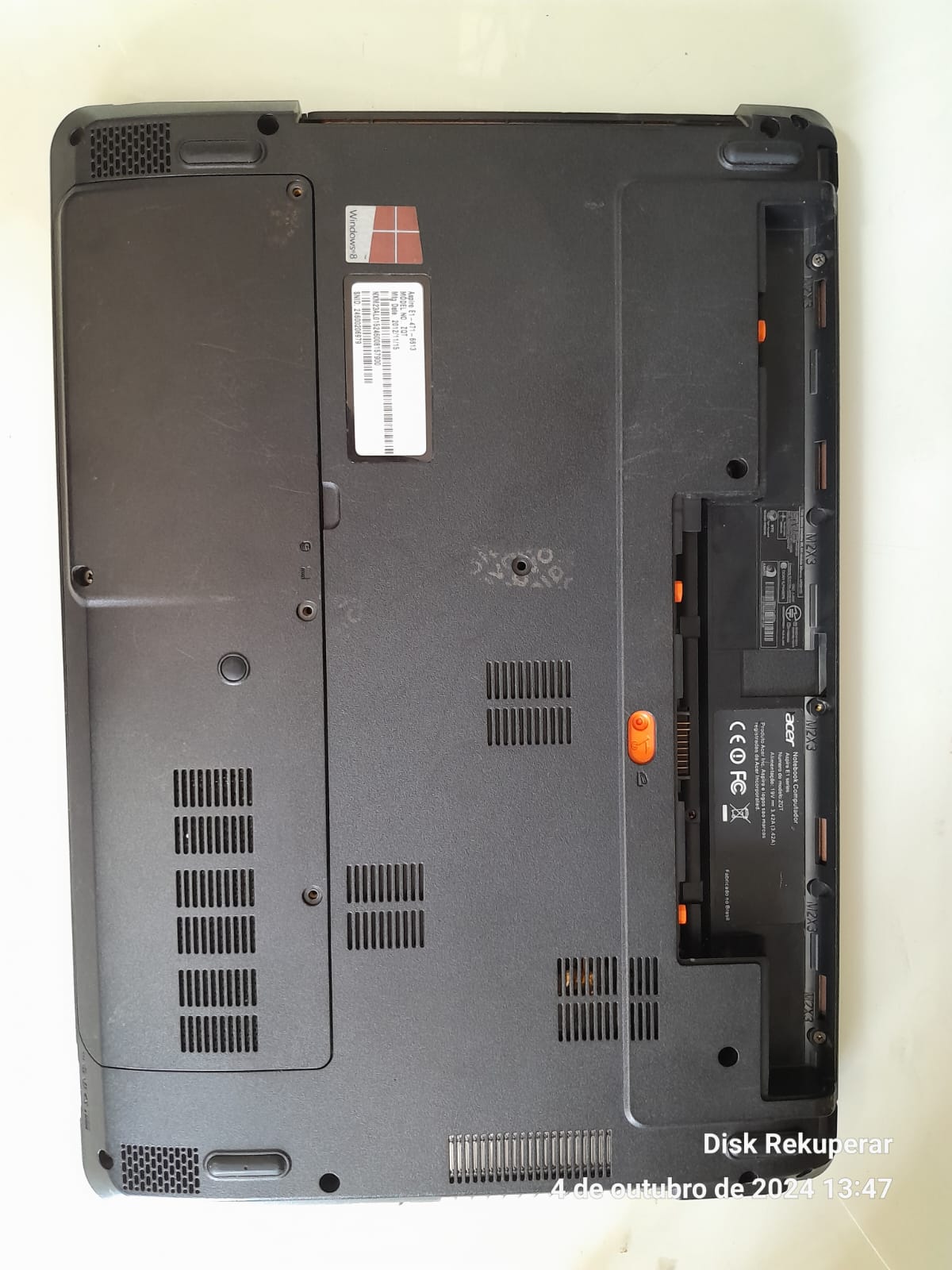 Notebook Acer Aspire E1-471-6613 (Doação)