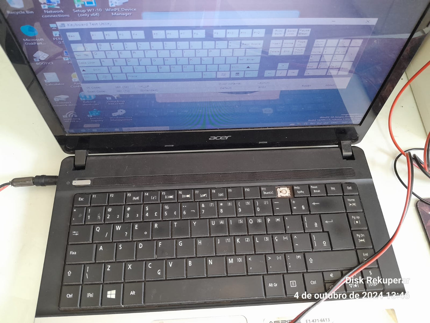 Notebook Acer Aspire E1-471-6613 (Doação)