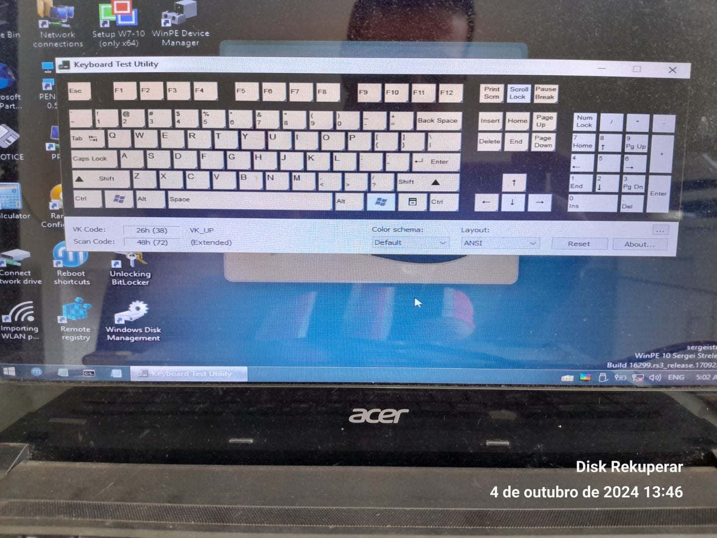 Notebook Acer Aspire E1-471-6613 (Doação)