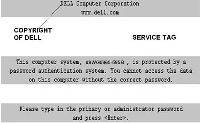 Desbloqueio de BIOS Dell Sufixos 8FC8, 595B, D35B, 2A7B, 1D3B, 1F66, 6FF1, 1F5A, BF97, E7A8